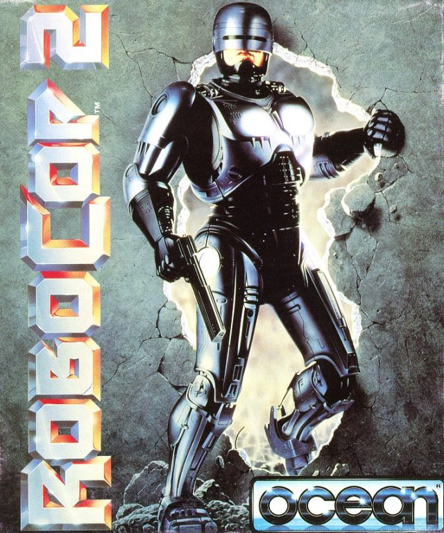 Robocop 2 box art for Amiga